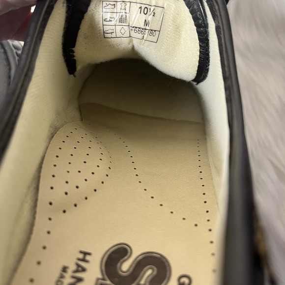 SAS Siesta Lace Up Loafers Women's Sz 10.5 M Black Leather Comfort Tie - Picture 6 of 11